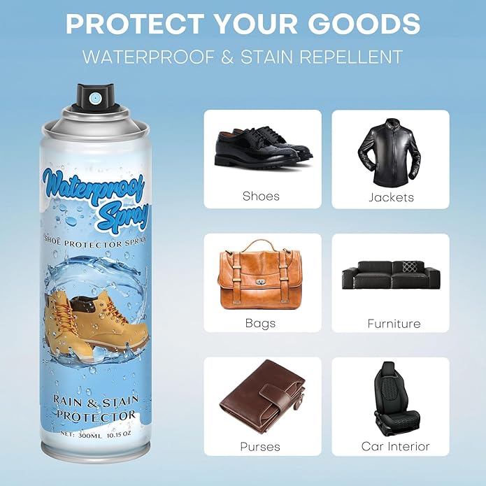 etching Shoe Protector Spray, Suede Protector Spray, Rain & Stain Waterproof - Image 7