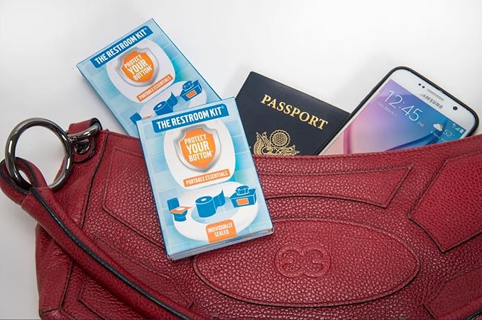 The Restroom Kit – Mini Toilet Paper & Travel Hygiene Kit | to Go Toilet Paper - Image 3