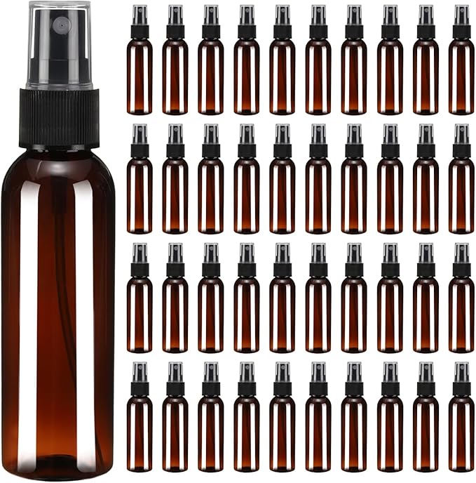 uxcell 100Pack Spray Bottles, 2Oz/60ML Reusable Clear Empty Mist Plastic Mini by uxcell