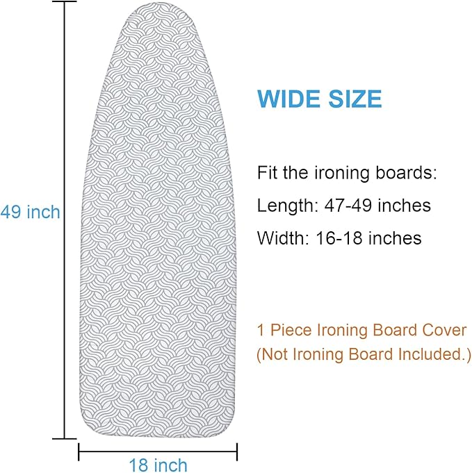 Extra-Wide Ironing Board Cover and Pad Replacement - Image 9