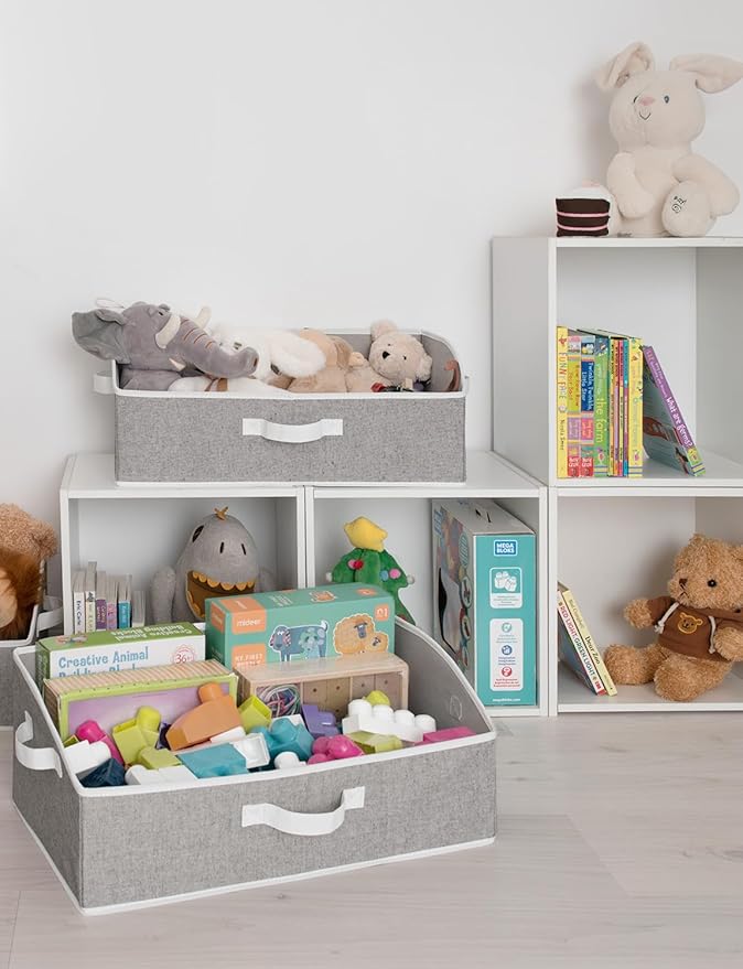 StorageWorks Closet Storage Bins, Trapezoid Organizer Box - Image 4