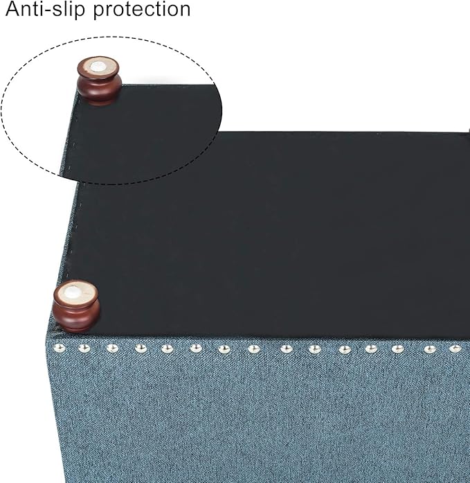 Joveco 24" Ottoman with Storage - Image 6