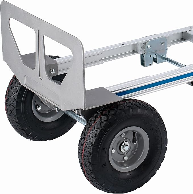 2 in 1 Aluminum Hand Truck Dolly 770lbs Weight Capacity Convertible Hand Truck - Image 7