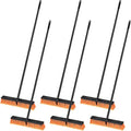 Zhehao 6 Pack 18 Inches Push Broom Outdoor, Concrete Floor Cleaning by Zhehao