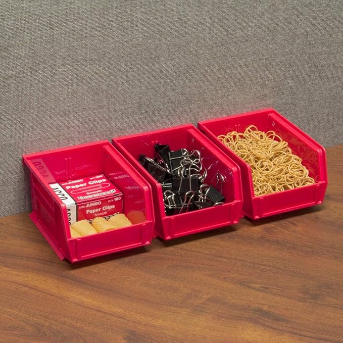 Akro-Mils 30210 AkroBins Plastic Storage Bins, Space-Saving Stackable Bins - Image 8
