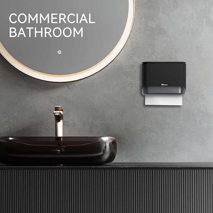 Commercial Paper Towel Dispenser Wall Mount C-Fold Multifold Trifold Towels - Image 9