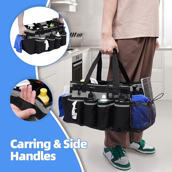 Large Cleaning Supplies Bags for Housekeepers, Professional Wearable Cleaning - Image 4