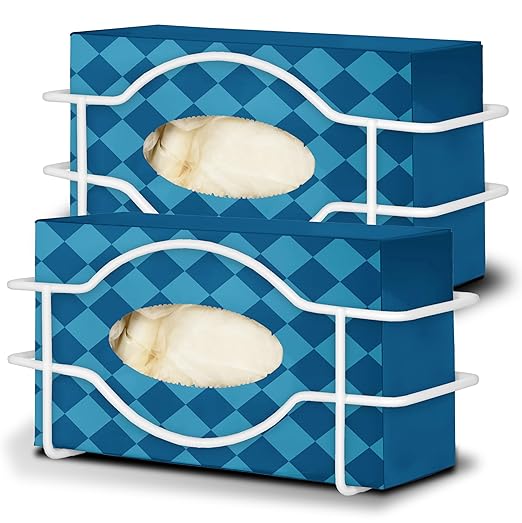 Stock Your Home Tissue Box Shelf, Glove Box Holder Wall Mount, by StockYourHome