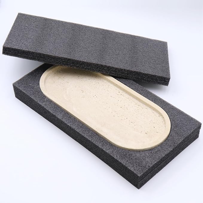 Natural Marble Tray, Oval Vanity Decorative Tray - Image 5