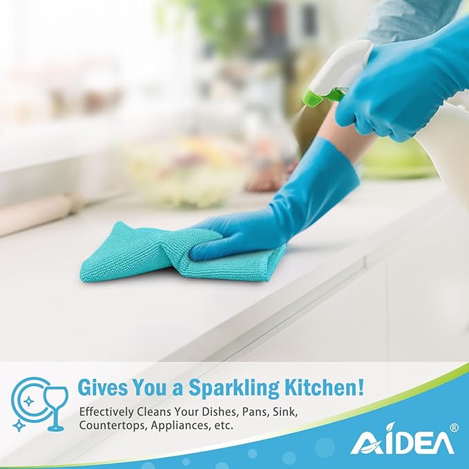 AIDEA Microfiber Cleaning Cloth-50PK, Soft Microfiber Towels - Image 4