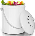 Utopia Kitchen Compost Bin for Kitchen Countertop, 1 Gallon Compost Bucket for by UTOPIAKITCHEN