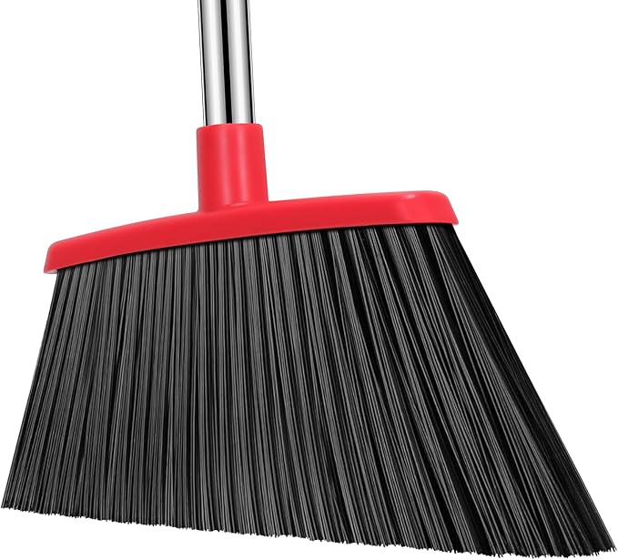 Heavy Duty Broom, 55 Inch Long Handle Outdoor Large Angle Brooms, Commercial by NACENA