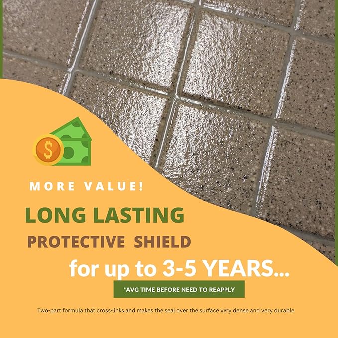 CoverTec GlazeGuard Matte Ceramic And Porcelain Tile And Grout Sealer, Flat - Image 6