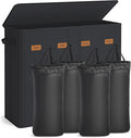 SONGMICS 55.4 Gallon Laundry Hamper, 4-Compartment Laundry Basket Sorter by SONGMICSbySONGMICSHOME