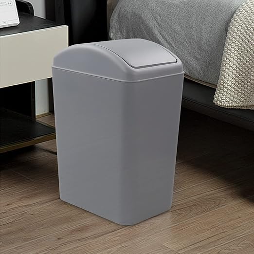 4.2 Gallon Plastic Swing Top Trash Can - Image 6