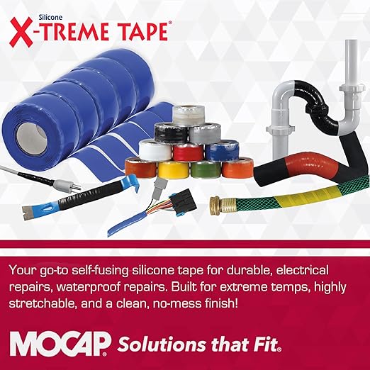 X-Treme Tape MOCAP Heavy Duty Electrical Tape, Self-Fusing Silicone Rubber - Image 6