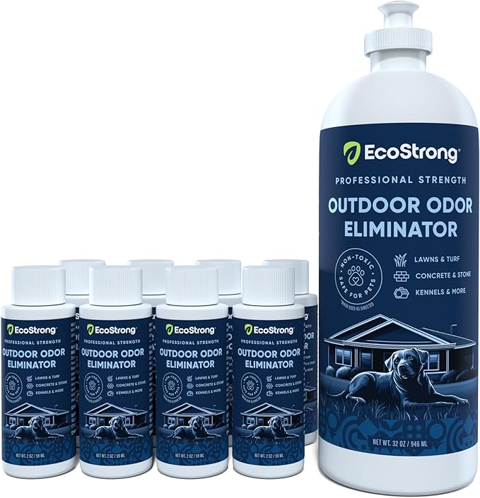 Outdoor Odor Eliminator | Outside Dog Urine Enzyme Cleaner – Powerful Pet by EcoStrong