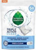 Seventh Generation Triple Action Clean Automatic Dishwasher Detergent Packs by SeventhGeneration
