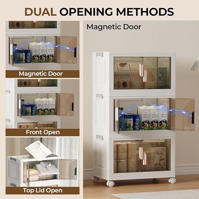 Elegant 3 Tiers Stackable Storage Bins - Image 4