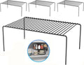 LargeBlack Cabinet Storage Shelf Rack Set of 4, Rustproof Metal Wire Kitchen by DPZM