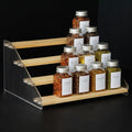 nianfeng Tiered Spice Rack, 4-Tier Spice Pantry Kitchen Cabinet Organizer by nianfeng