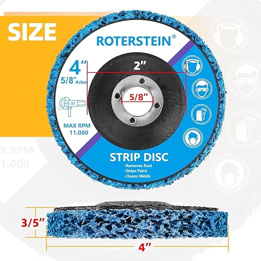 10 Pack Strip Discs Stripping Wheel 4 inch - Image 5
