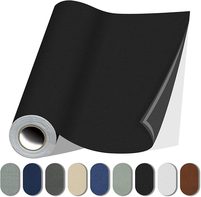 Fabric Repair Patches, 17X79 Inch Canvas Self-Adhesive Fabric Patches Tape by Lifeshoon