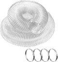 Hon&Guan 4" x 20' Dust Collection Hose, Flexible Clear Odorless PVC Dust by HonGuan