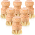 Nuenen 12 Packs Bamboo Dish Scrub Brushes Wooden Scrubbers Set Kitchen by Nuenen