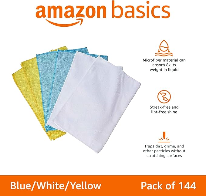 Amazon Basics Microfiber Cleaning Cloths - Image 2