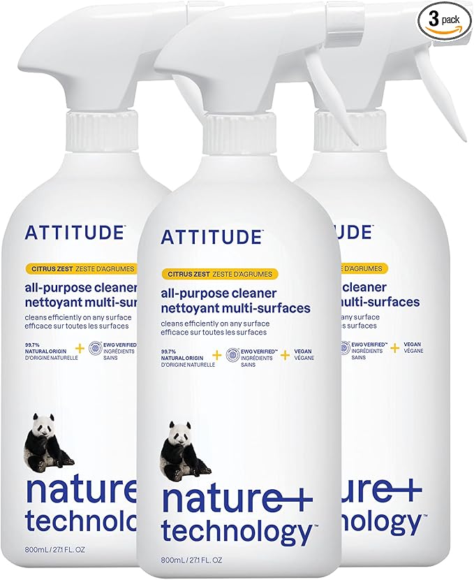 ATTITUDE All Purpose Cleaner Spray, EWG Verified, Made by ATTITUDE