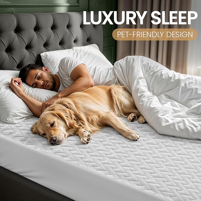 Utopia Bedding Waterproof Mattress Protector Full Size, Premium 3D Air Soft - Image 5