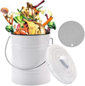 Compost Bin for Kitchen Counter, LALASTAR Small Metal Compost Bin Indoor by LALASTAR