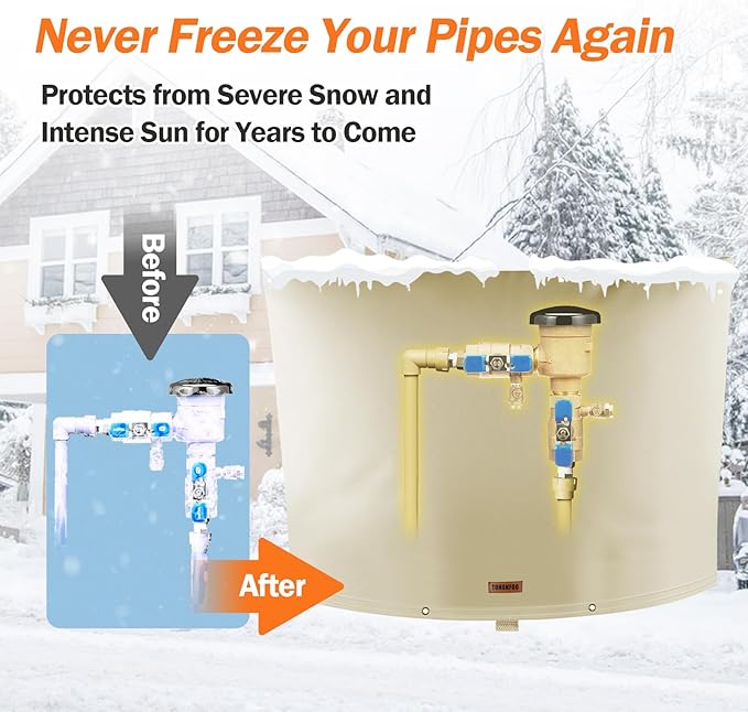 Backflow Preventer Pipe Insulation Cover - Image 3