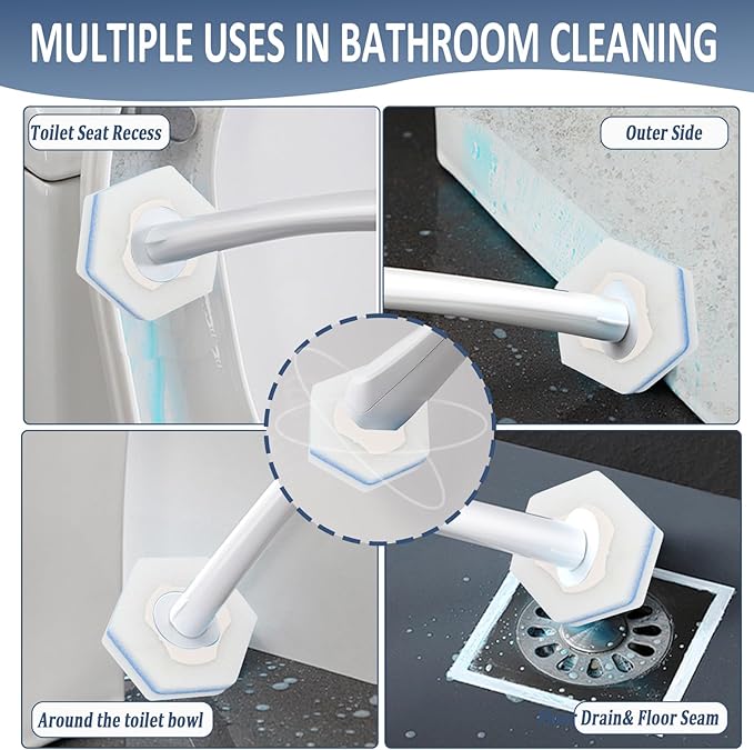 Disposable Toilet Bowl Wand Refills, Toilet Cleaner Refill Pads Compatible - Image 6
