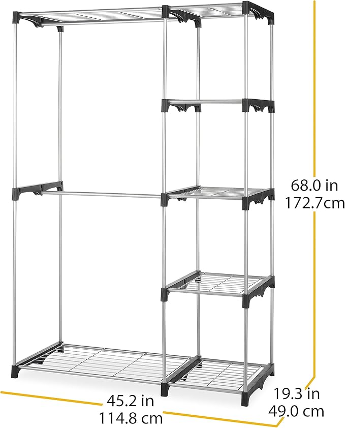 Whitmor Modern Industrial Wardrobe - Image 2