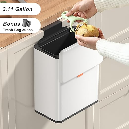 Mbillion Kitchen Compost Bin Hanging Trash Can - Image 2