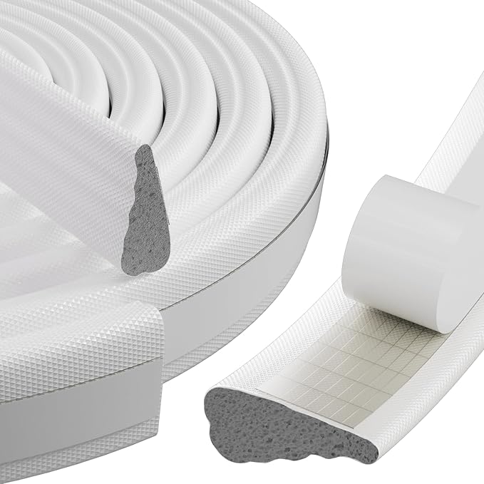3Pcs×196" Wedge Weather Stripping Door Seal Strip by MUSRCYIO