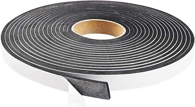 Foam Seal Tape 26 Feet Long, 1/2 Inch Wide x 1/8 Inch High Density Foam Strip by YIJUHOU