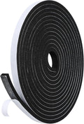 Weather Stripping Door Seal Strip- 1/2 Inch X 1/4 Inch X 16Feet, Strong Adhesive by Amzjjle