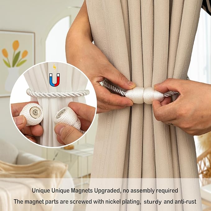 Magnetic Curtain Tiebacks - Image 3