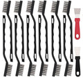 24 Pcs Mini Stainless Steel Wire Brush Set, Wire Scratch Brush by Unknown