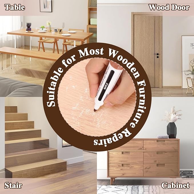 Dual Tip Furniture Markers Touch Up, Upgrade 13 Pcs Wood Markers Furniture - Image 7