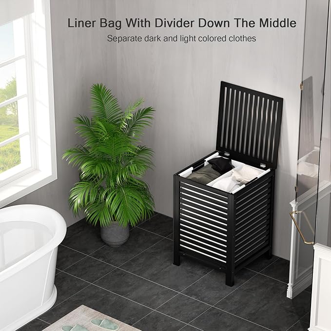 Homykic Bamboo Laundry Hamper - Image 4