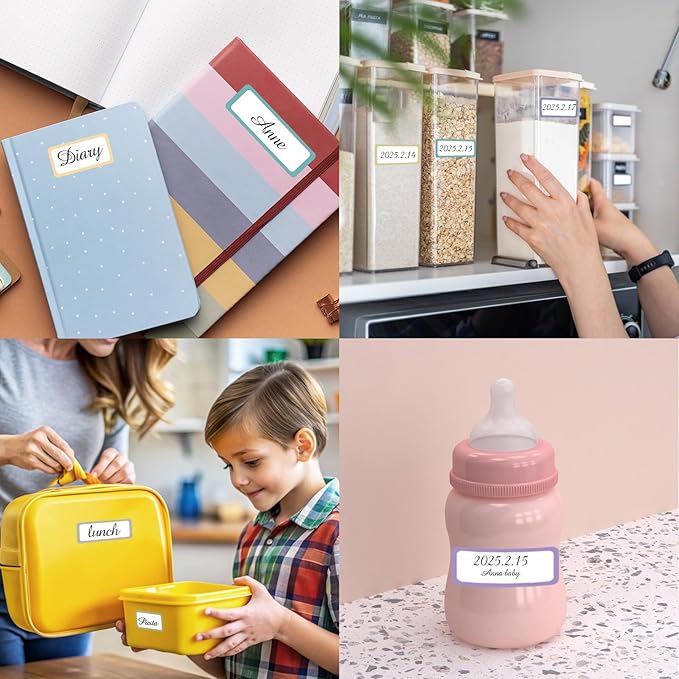 STARLIBOO Removable Labels, Removable Colored Labels Stickers, Self-Adhesive - Image 5