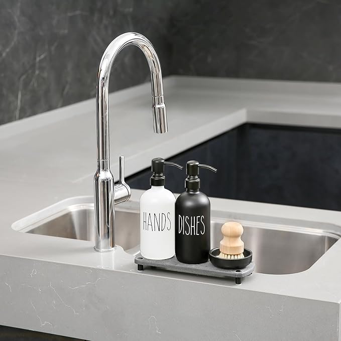 MOMEEMO Soap Dispenser for Kitchen Sink Comes - Image 5