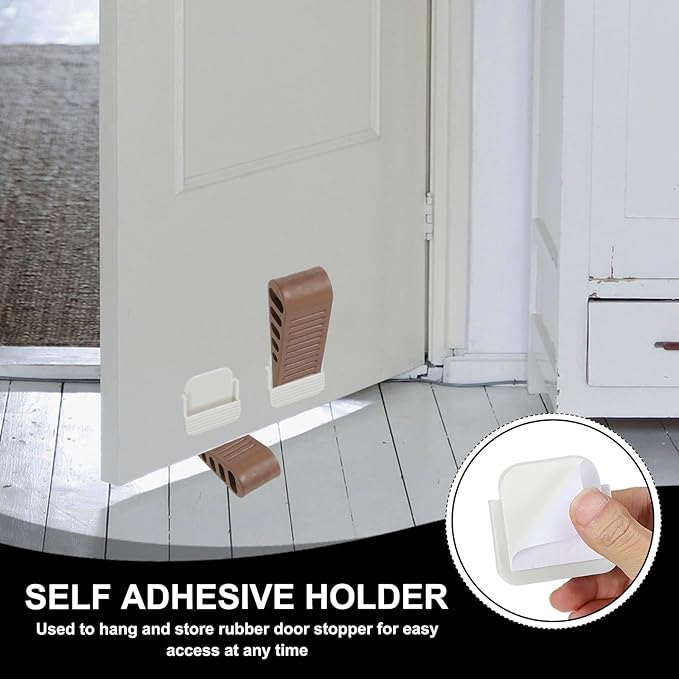 PATIKIL Rubber Door Stoppers for Bottom of Door, Door Wedge Stopper - Image 4