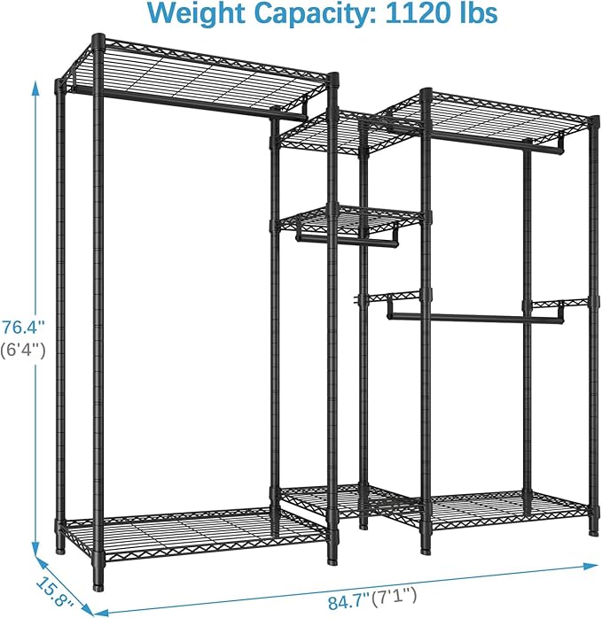 VIPEK Classic V6 Plus Wire Garment Rack Heavy Duty Clothing Rack - Image 4