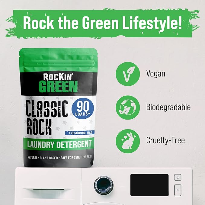 Rockin' Green Classic Rock Laundry Detergent, Plant based, All Natural Laundry - Image 8