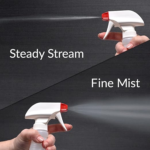 Pinnacle Mercantile Plastic Spray Bottles USA Made 4 Pack 16 oz Leak Proof - Image 3